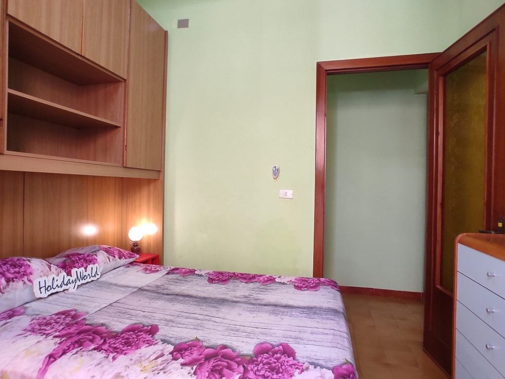 Camera da letto matrimoniale dell'Attico Atlantide