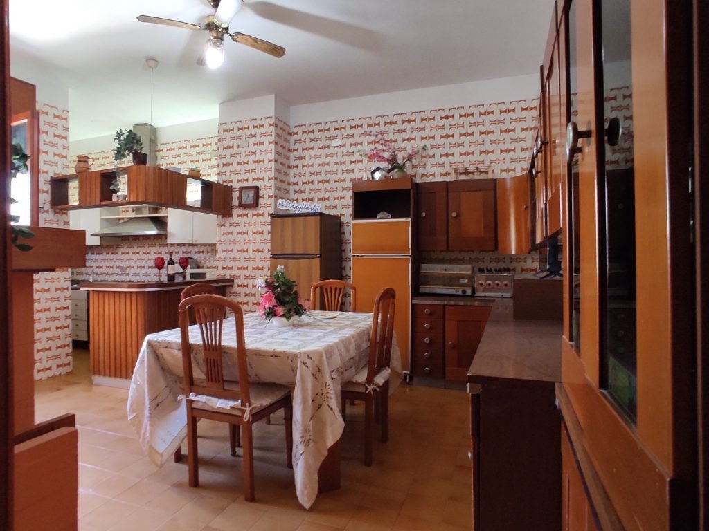 Cucina attrezzata dell'Attico Atlantide